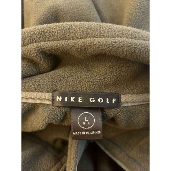 Nike Golf Therma fit 1/4 zip jacket green gray men’s large fleece rn#56323 - Picture 5 of 7